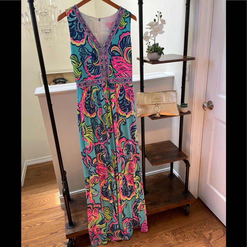 ☀️🌴 LILLY PULITZER ADDISON DRESS In Private Island L